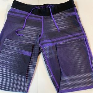 Nike Women’s Purple/Silver Dri-Fit Running Capri Sz L